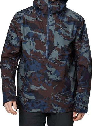 FlyLow Knight Anorak Jacket In Shadow Camo