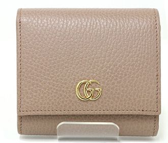 Gucci Beige Leather Wallet (Bi-Fold) (Pre-Owned)
