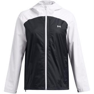 Under Armour Womens Cloudstrike Colorblock Jkt Running Jacket in Black - Size 10 UK