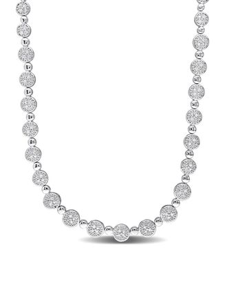 Rina Limor Silver 0.50 Ct. Tw. Diamond Necklace