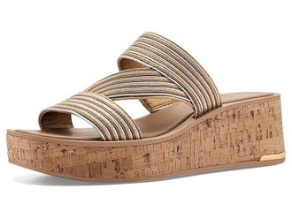 Franco Sarto A-Tahani3 Slide Sandals Womens Sandals Bronze : 9.5 M, Synthetic