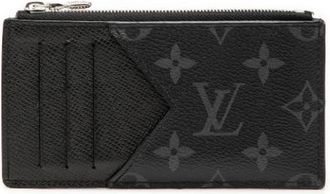Louis Vuitton Pre-owned Coin Card Holder - Dames - Vintage Accessoires - Zwart - ONE Size - Leer - Vintage