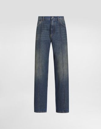 Dolce & Gabbana Denim Trousers - Man Denim Multi-colored 44