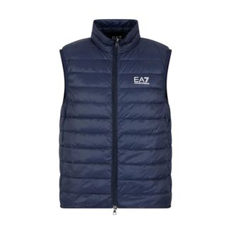 Emporio Armani Core Identity Packable Gilet - Heren - Bodywarmers - Blauw - 3XL - Leer - Jassen