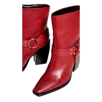 Rag & Bone Rag & Bone Rio Western Ruby Red WFF22FF014PM14 Womens