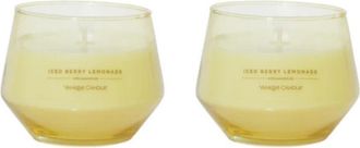 Yankee Candle Company Iced Berry Lemonade Studio Candle with Essential Oils, Set of 2 in Yellow at Nordstrom