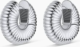 Gorjana Womens Cress Huggies In Silver