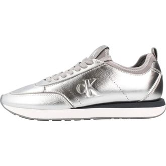 Calvin Klein Dames, Schoenen, Grijs, Maat: 39 EU Leer
