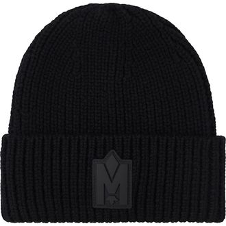 Mackage Jude Wool Blend Cuff Beanie in Black at Nordstrom