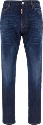 Dsquared2 Jeans - Heren - Slim Fit Jeans - Blauw - L - Katoen - Jeans