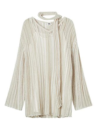 B+ab open-knit sweater - women - Acrylic/Polyamide - S - Neutrals