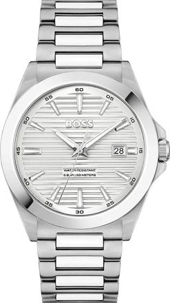 HUGO BOSS Horloge Strike Zilver