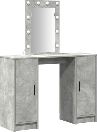 vidaXL Vidaxl - Dressing Table Light Grey 102 x 33 x 135 cm Engineered wood