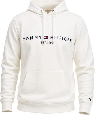 Tommy Hilfiger Hoodies - Heren - Hoodies - Wit - L - Hoodies & sweatvesten