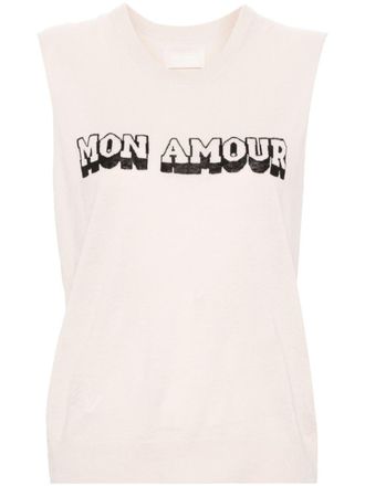 Zadig&Voltaire Top Nida Li Mon Amour - Toni neutri