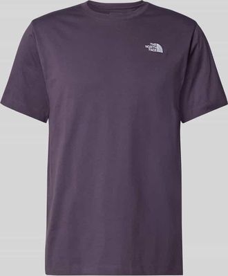The North Face Regular Fit T-Shirt aus Baumwoll-Mix Modell EVOLUTION in Lila, Gr&ouml;&szlig;e XXL