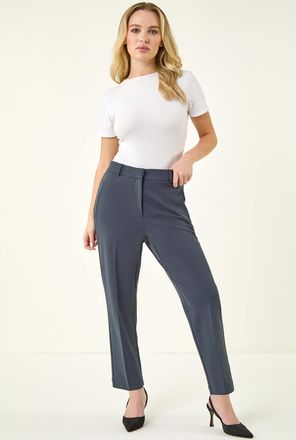 Roman Short Straight Leg Stretch Trouser