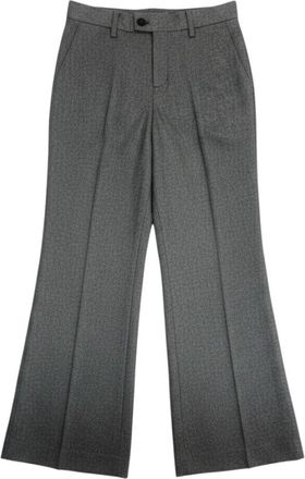 Closed Wijde broek - Dames - Wijde Broeken - Grijs - W25 - Wol - Broeken