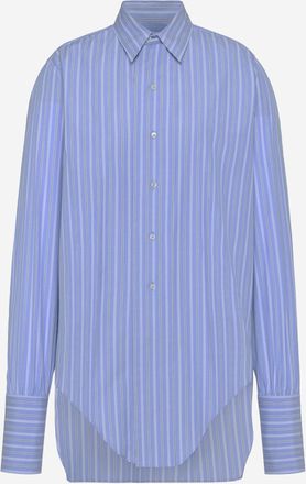 Maison Margiela Cotton Shirt With Striped Pattern