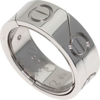 Cartier Silver White Gold (18K) Band Ring (Pre-Owned)