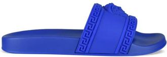 Versace Medusa Pool Slide - Heren - Sandalen - Blauw - 40 EU - Schoenen