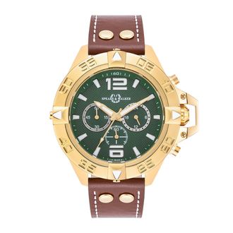 Spears & Walker Mens Male Stainless steel Watch 49,0mm - Gold - One Size