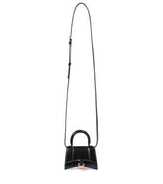 Balenciaga Hourglass Mini leather crossbody bag