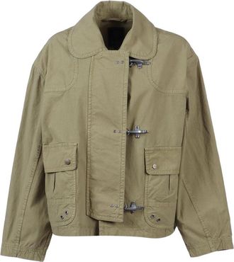 Fay 3Ganci Bomber - Heren - Zomerjassen - Groen - M - Katoen - Jassen