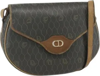 Dior Pre-owned Plastic Schoudertas - Dames - Vintage Schoudertas - Groen - ONE Size - Leer - Vintage
