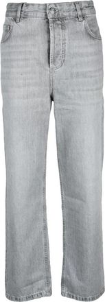 Marella Jeans - Dames - Regular Fit Jeans - Grijs - 2XS - Katoen - Jeans