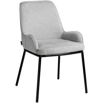 OEM Silla Tapizada Santo, Tela Gris Claro