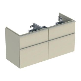 Keramag Geberit Waschtischunterschrank Icon 1200x615x476mm F D-wt Sandgrau Hochglanz