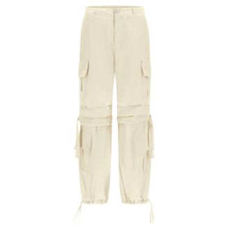 Freddy Pantaloni cargo con doppie tasche e coulisse intermedia