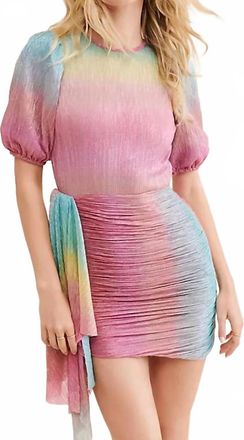 Saylor Orpha Ombre Mini Dress In Multi