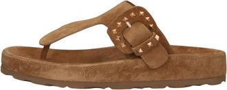 Stefano Lauran Dk 5668 Su&egrave;de Slippers - Dames - Sandalen - Bruin - 42 EU - Su&egrave;de - Schoenen