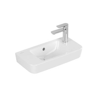 Villeroy & Boch O.novo fontein - 50x25cm m.1 kraangat - met overloop - White Alpine (glans wit)