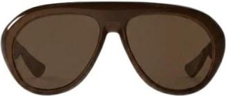 Rotate Pilot Aviator Frame Zonnebril - Dames - Zonnebrillen - Bruin - ONE Size - Accessoires