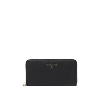 Patrizia Pepe Leather Zip Wallet - female - Patrizia Pepe - Wallets & Cardholders - Black - ONE SIZE - Accessories
