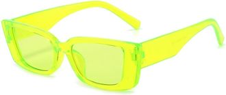 Generic Mens And Womens Outdoor Sunglasses Driving Commuter Vacation Sun Glasses(Green)