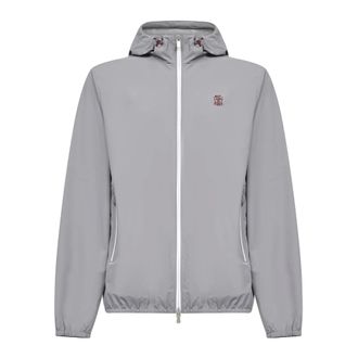 Brunello Cucinelli Hombre, Chaquetas, Gris, Talla: M