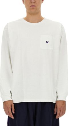 Needles White Crew Neck T-Shirt