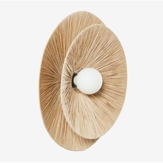 Sklum Aplique de pared &Oslash;50 cm en rafia Aislin SKLUM