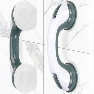OEM Asa De Agarre Para Ducha Y Ba&ntilde;era, Asa De Ba&ntilde;o De 30 Cm Con Ventosas Resistentes, Asas De Seguridad Para Barra De Equilibrio - Verde, 2 Unidades