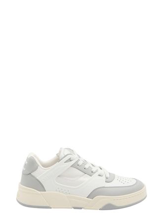 スニーカー CELINE Men Sneakers 361554995 WHITE CELINE TRAINER CT-09 LOW LACE-UP SNEAKER IN CALFSKIN AND