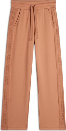 Freddy Pantalone lungo in felpa modal con bande a trecce