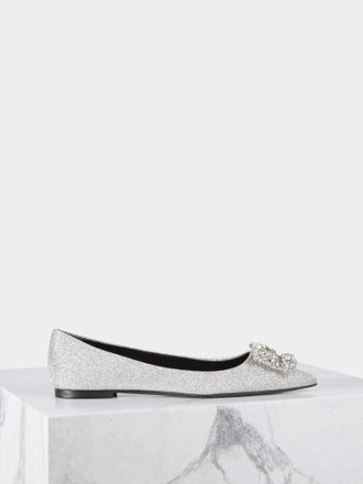 Roger Vivier Efflorescence Ballerinas in glitter