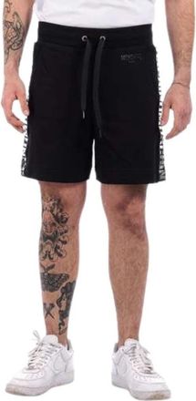 Moschino Zwarte Katoenen Regular Fit Shorts - Heren - Korte Broeken - Zwart - L - Katoen - Korte Broeken
