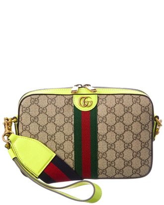 Gucci Ophidia Gg Small Canvas & Leather Crossbody