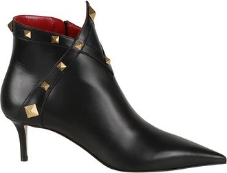 Valentino Garavani Bot&iacute;n Studdy - Shoes - Mujer - Negro - 36 EU