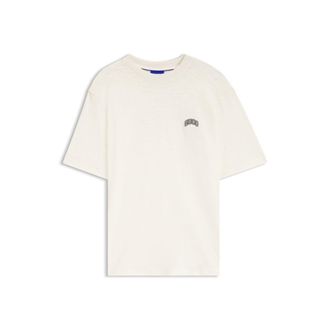 HUGO BOSS Regular-fit cotton T-shirt with varsity logo